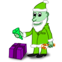 download Comic Characters Santa clipart image with 90 hue color