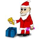 download Comic Characters Santa clipart image with 0 hue color