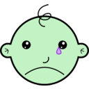 download Baby Crying clipart image with 90 hue color