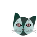 download Cat 2 clipart image with 135 hue color