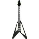 download Gibson Flying V clipart image with 45 hue color