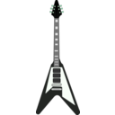 download Gibson Flying V clipart image with 90 hue color