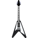 download Gibson Flying V clipart image with 180 hue color