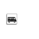 download Bus Icon For Use With Signs Or Buttons clipart image with 0 hue color