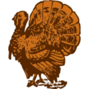 download Turkey clipart image with 0 hue color
