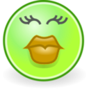 download Tango Face Kiss clipart image with 45 hue color