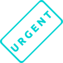 download Urgent Business Stamp 1 clipart image with 180 hue color