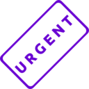 download Urgent Business Stamp 1 clipart image with 270 hue color