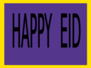 Happy Eid