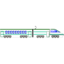 download Locomotive clipart image with 45 hue color