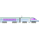 download Locomotive clipart image with 90 hue color