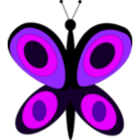 download Little Butterfly clipart image with 270 hue color