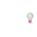 download Light Bulb Icon clipart image with 270 hue color