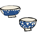 download Chawan clipart image with 0 hue color
