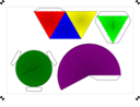 Nets Of Cone Enveloped Tetrahedron