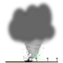download Tornado clipart image with 315 hue color