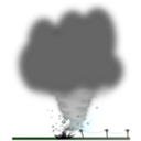 download Tornado clipart image with 0 hue color