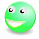 download Smile Face clipart image with 90 hue color