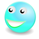 download Smile Face clipart image with 135 hue color