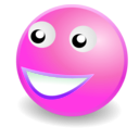 download Smile Face clipart image with 270 hue color