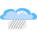 download Drakoon Rain Cloud 1 clipart image with 0 hue color