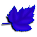 download Leaf 3a clipart image with 225 hue color