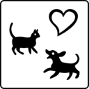 download Hotel Icon Allows Pets clipart image with 225 hue color