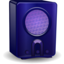 download Radio clipart image with 225 hue color