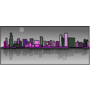 download Chicago clipart image with 270 hue color