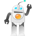 download Bot clipart image with 0 hue color