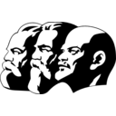 download Marx Engels Lenin clipart image with 0 hue color