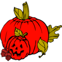 download Pumpkins Colour clipart image with 315 hue color