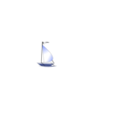 download Sailing Boat clipart image with 180 hue color