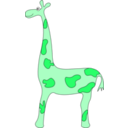 download Girafe clipart image with 90 hue color