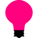 download Simple Light Bulb clipart image with 270 hue color