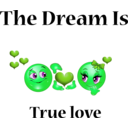 download True Love Dream Smiley Emoticon clipart image with 90 hue color