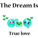 download True Love Dream Smiley Emoticon clipart image with 135 hue color