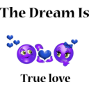 download True Love Dream Smiley Emoticon clipart image with 225 hue color