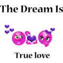 download True Love Dream Smiley Emoticon clipart image with 270 hue color