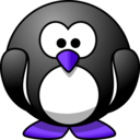 download Cartoon Penguin clipart image with 225 hue color
