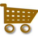 download Shopping Cart clipart image with 180 hue color