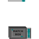 download Matchbox clipart image with 180 hue color