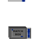download Matchbox clipart image with 225 hue color