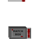 download Matchbox clipart image with 0 hue color