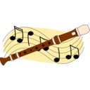 download Recorder And Music clipart image with 0 hue color