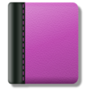 download Leather Notebook clipart image with 270 hue color