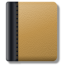 download Leather Notebook clipart image with 0 hue color