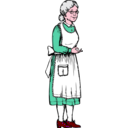download Grandma clipart image with 315 hue color