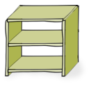 download Comic Style Shelves clipart image with 0 hue color