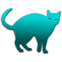 download Cat 3 clipart image with 180 hue color